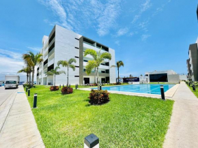 Departamento en Cerritos elegante con alberca